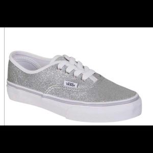 Vans Authentic Silver Glitter Sneakers